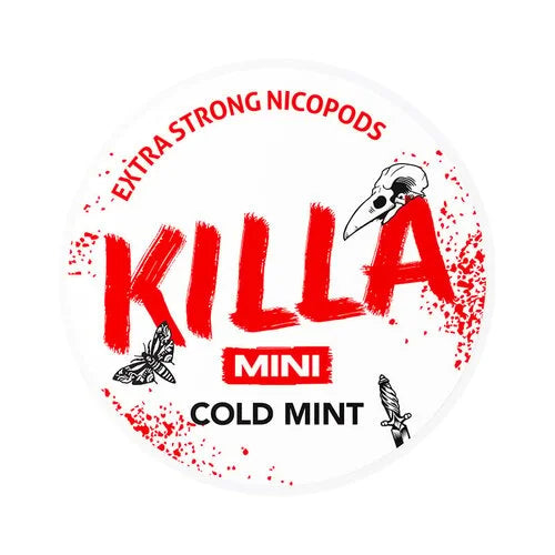 KILLA MINI Cold Mint nicotine pouch can