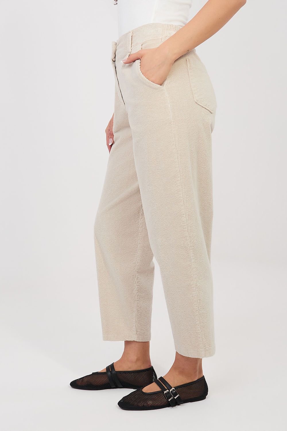  corduroy trousers model 225088 Rue Paris 